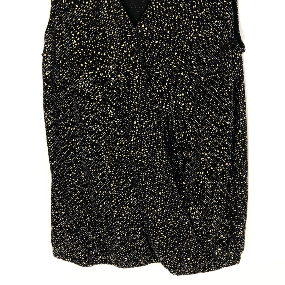 Anthropologie Eri + Ali Evita Surplice Shimmer Top Small - Picture 5 of 10